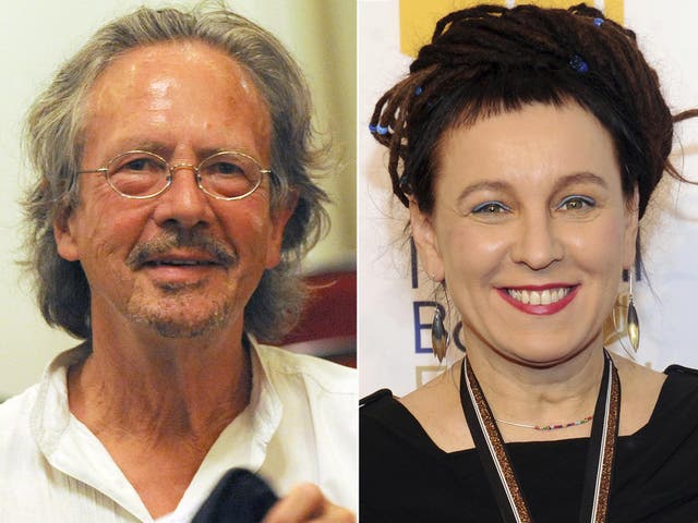 The academy said both Tokarczuk and Handke push the boundaries through their work