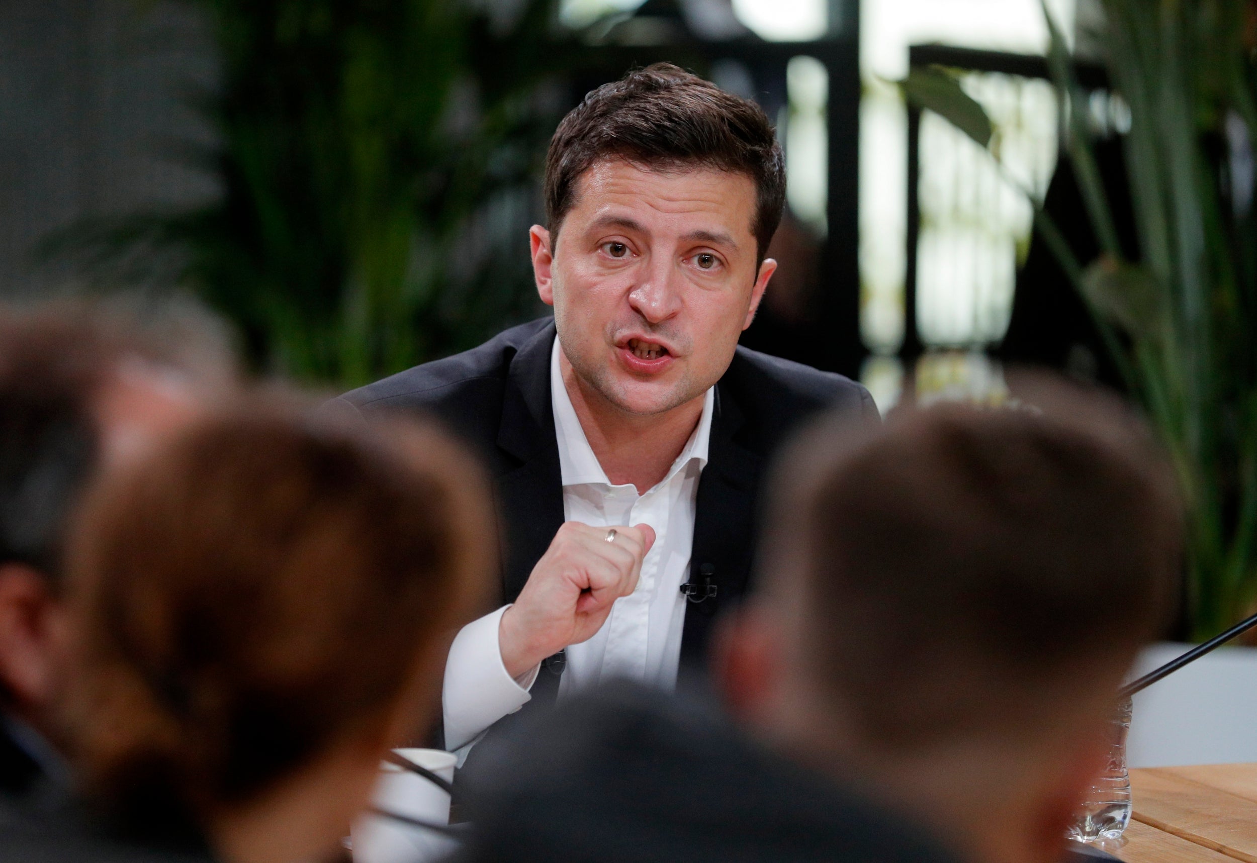 Zelensky made his comments during a marathon, 10-hour press event