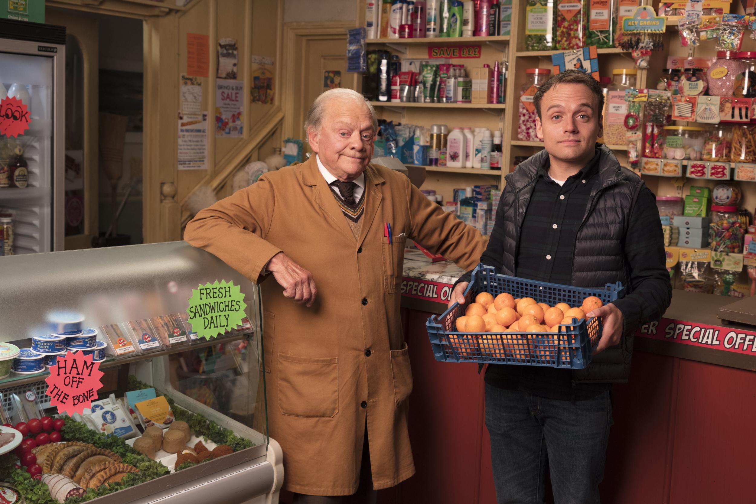 Granville (David Jason) with his son Leroy (James Baxter)