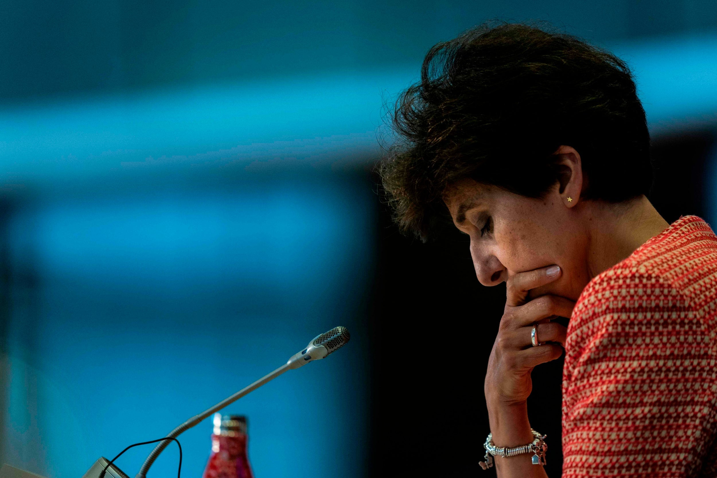 Sylvie Goulard struggled to answer questions during her hearing at the European Parliament