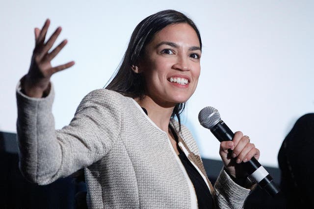 AOC hits back at article about price of her salon visit (Getty)