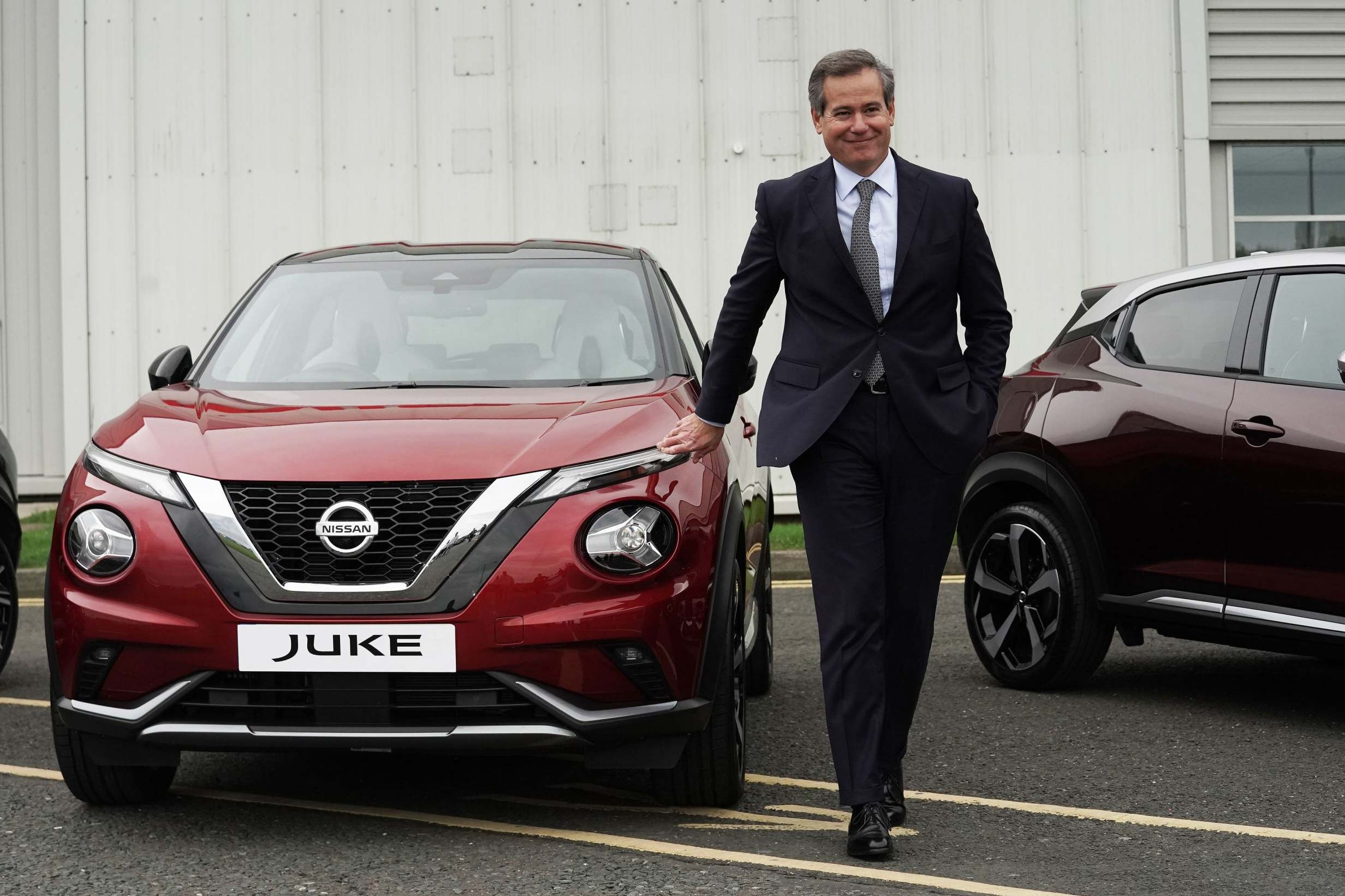 Chairman of Nissan Europe Gianluca de Ficchy at the Sunderland plant
