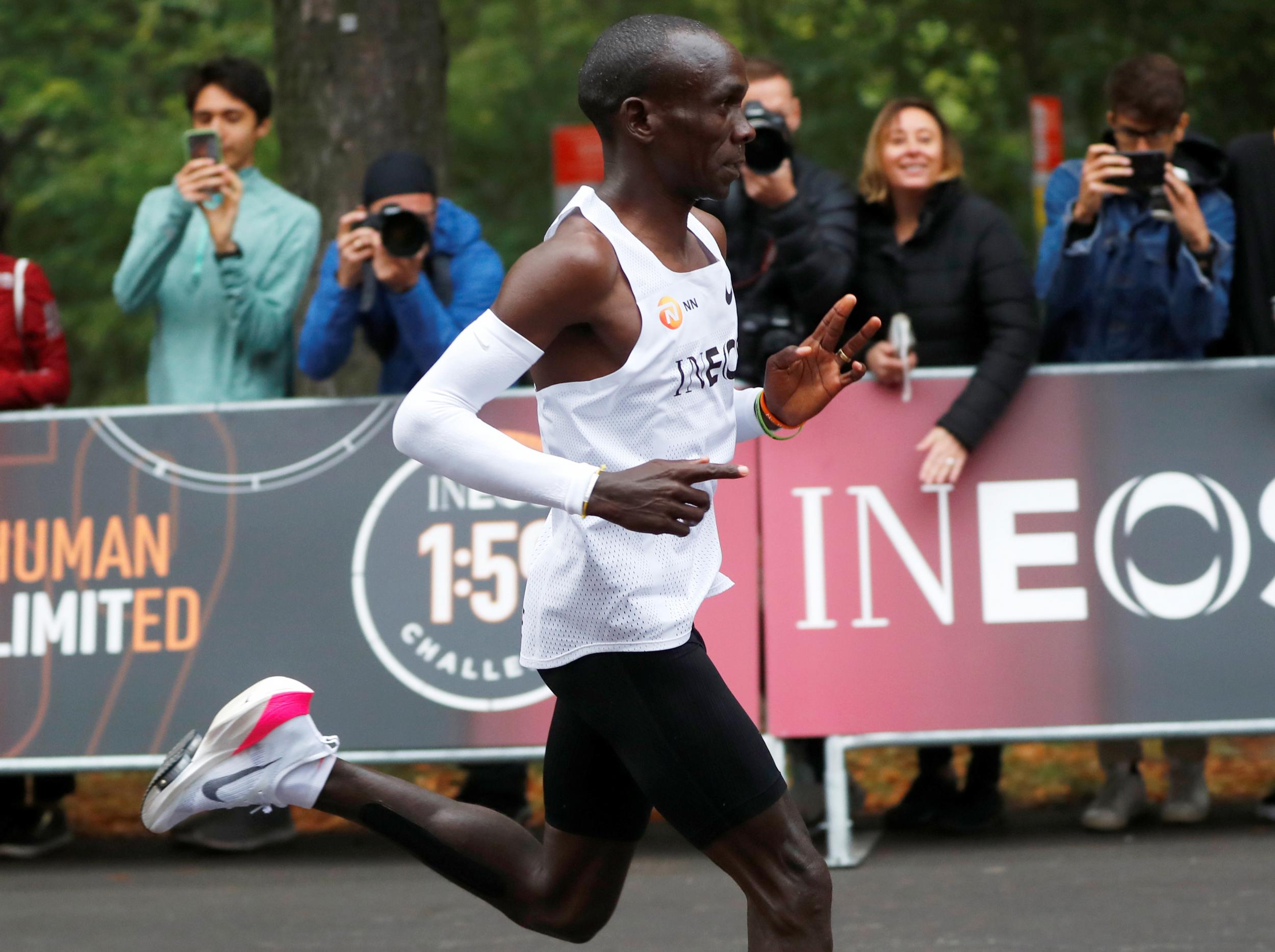 Eliud Kipchoge LIVE stream: Watch sub two-hour marathon video with Ineos 1:59 challenge underway
