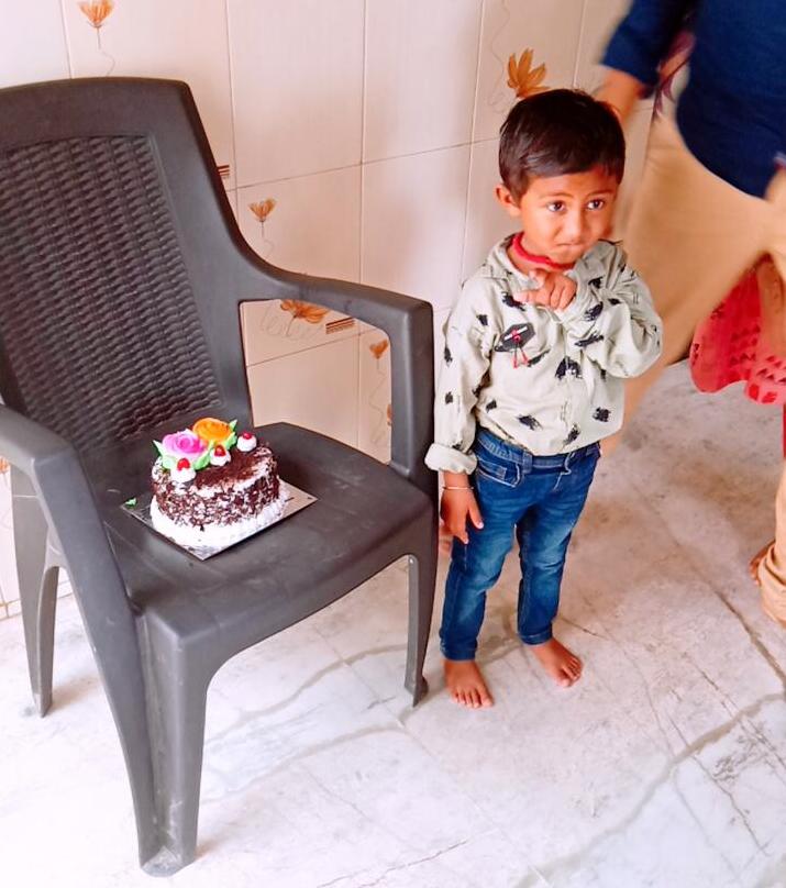 Mr Savaliya has never been able to celebrate his son’s birthday with him