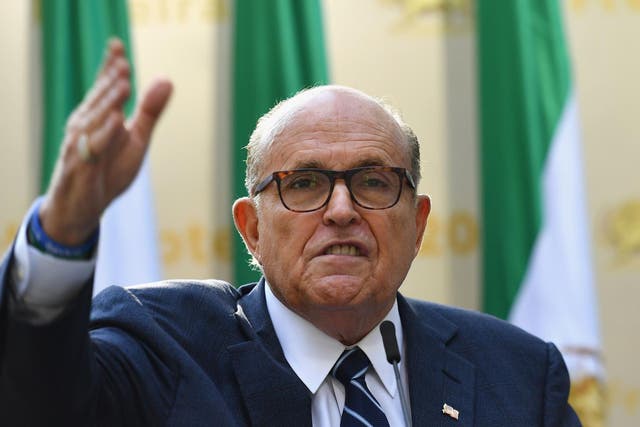 Mr Giuliani is under investigation for his dealings with Ukraine