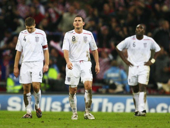 England’s Golden Generation failed to gel as individuals on the pitch