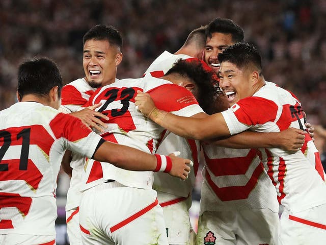 The Brave Blossoms are through to the quarter-finals of the World Cup for the first time in their history