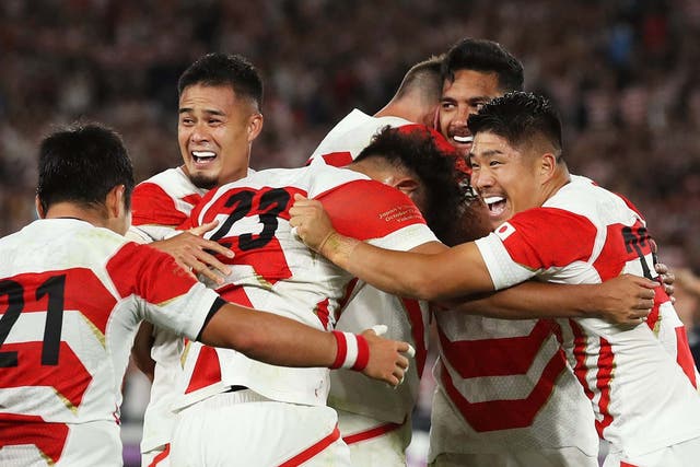 The Brave Blossoms are through to the quarter-finals of the World Cup for the first time in their history