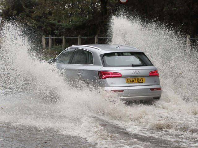 Some areas are expected to get half their average monthly rainfall in one day.