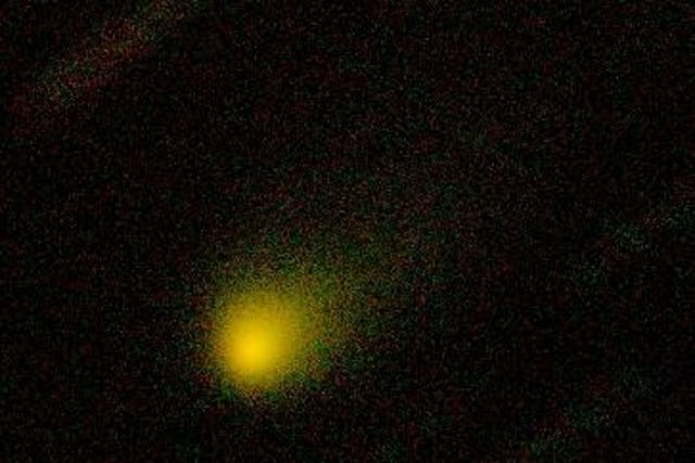 Two-color composite image of comet 2I/Borisov captured by the Gemini North telescope on 10 September 2019