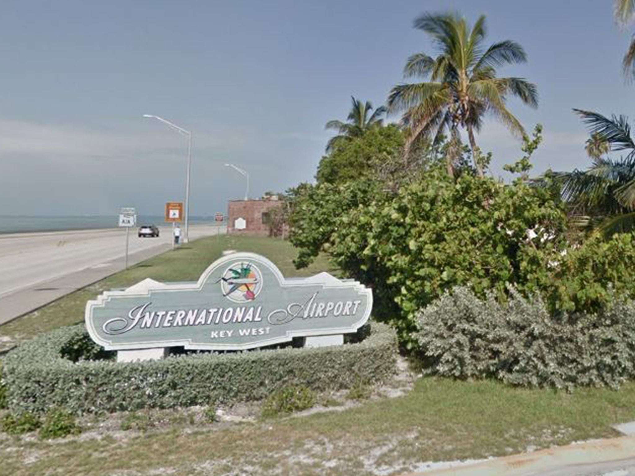 Police said a woman lost her arm after it came in contact with the propeller of a private aircraft on Saturday at the Key West International Airport in Florida.