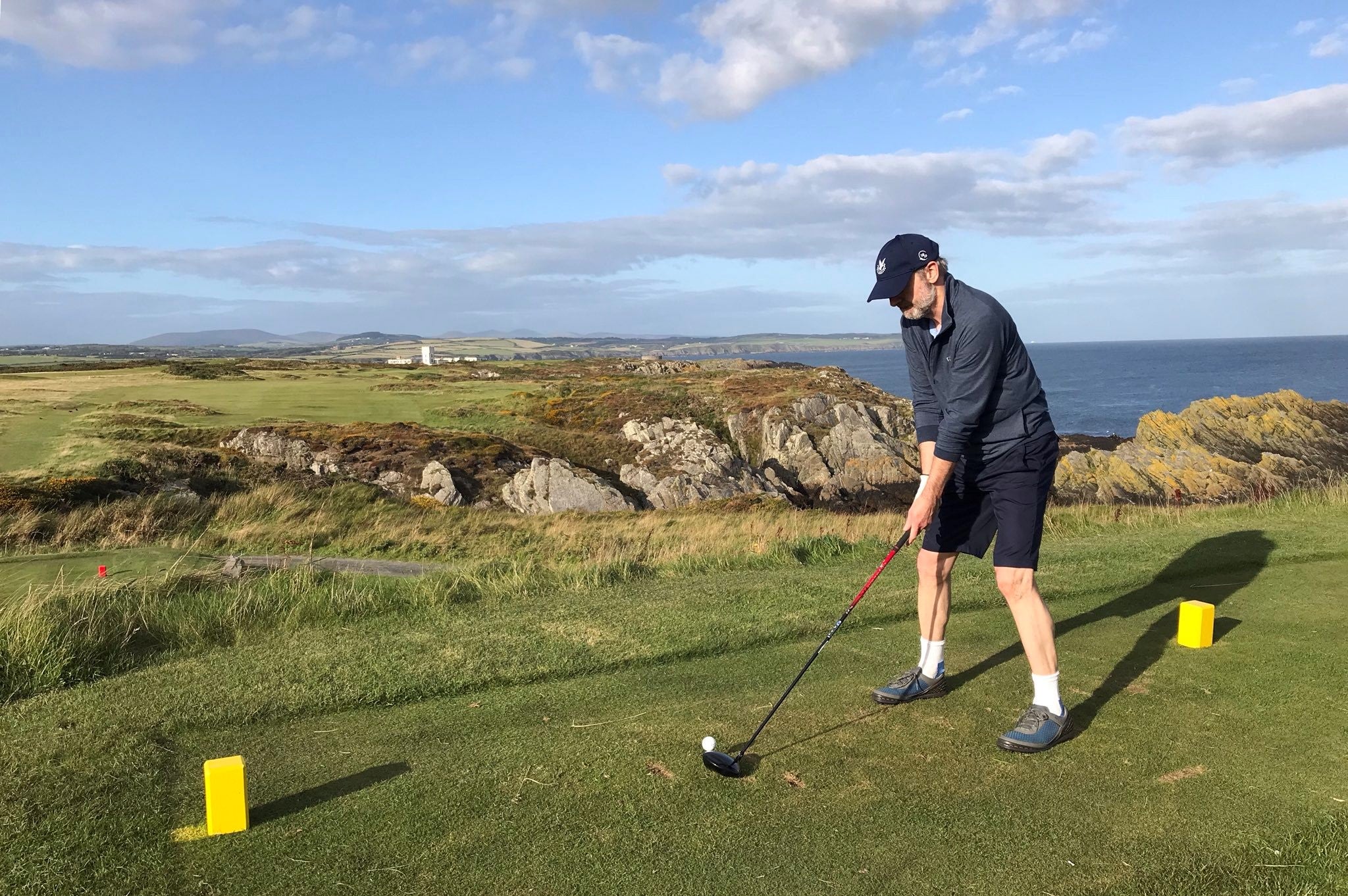 Castletown golf course offers a dramatic backdrop while you play