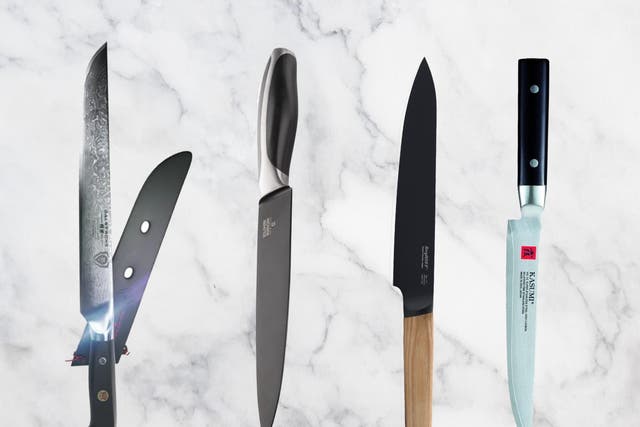 Carving knives, unlike their pairing counterparts, have longer thinner blades