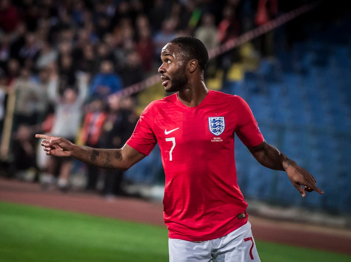 Raheem Sterling condemns racist abuse during England’s win over Bulgaria