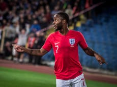 Sterling condemns racist abuse during England’s win over Bulgaria