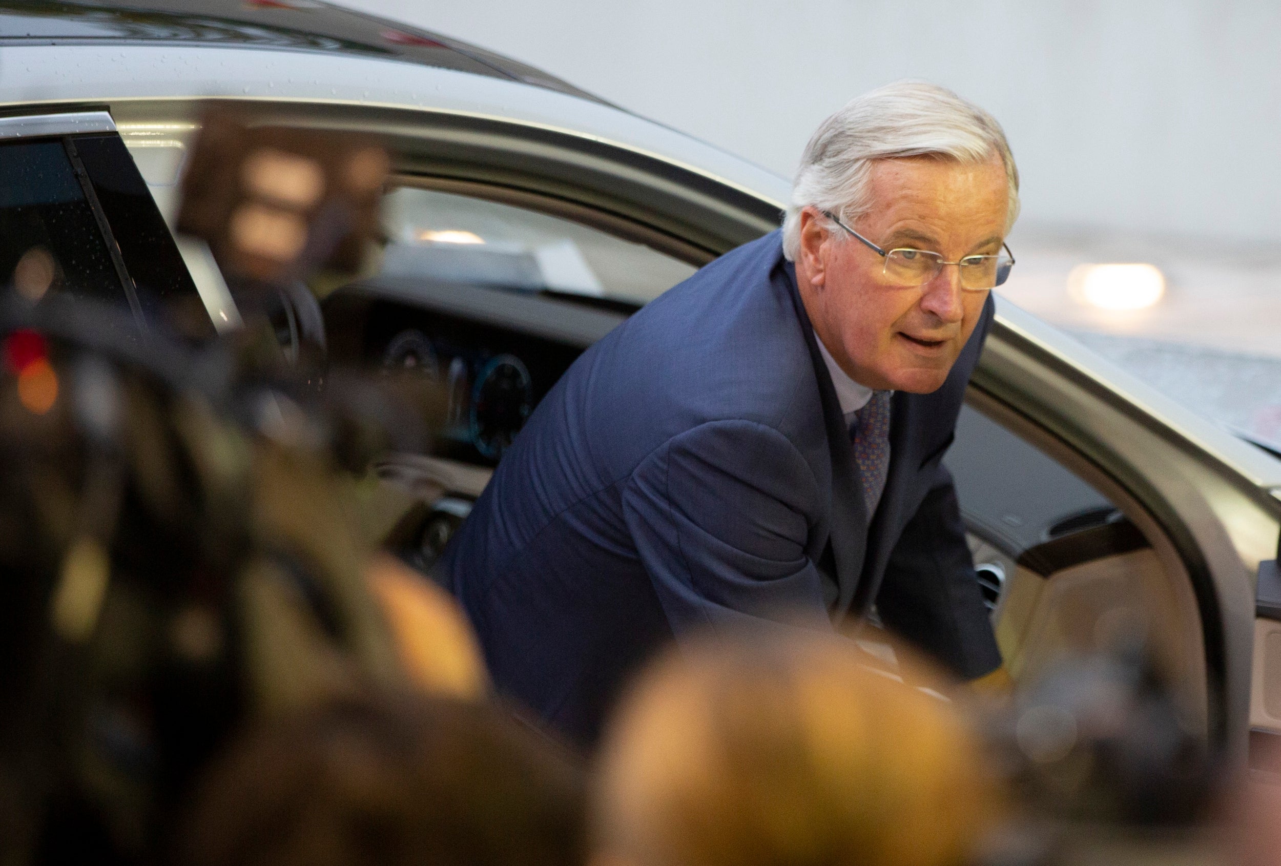 European Union chief Brexit negotiator Michel Barnier arrives for a meeting of EU General Affairs ministers, Article 50, at the European Convention Center in Luxembourg