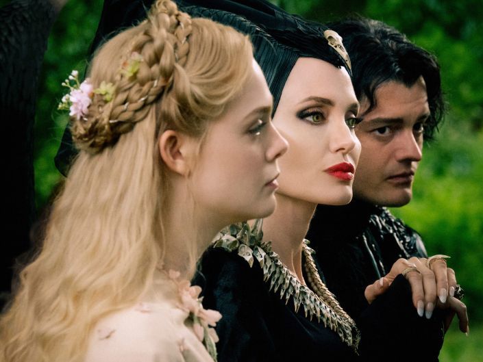 ‘I’m happy to be in something people might actually watch’: Elle Fanning, Angelina Jolie and Sam Riley in ‘Maleficent: Mistress of Evil’