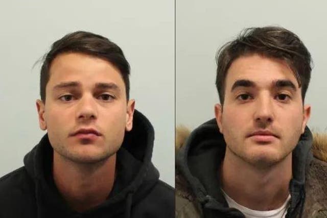 Ferdinando Orlando, left, and Lorenzo Costanzo were each charged with two counts of rape