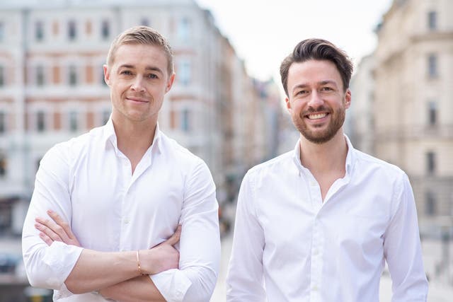 Fabian Bolin (left) and Sebastian Hermelin are the co-founders of War On Cancer