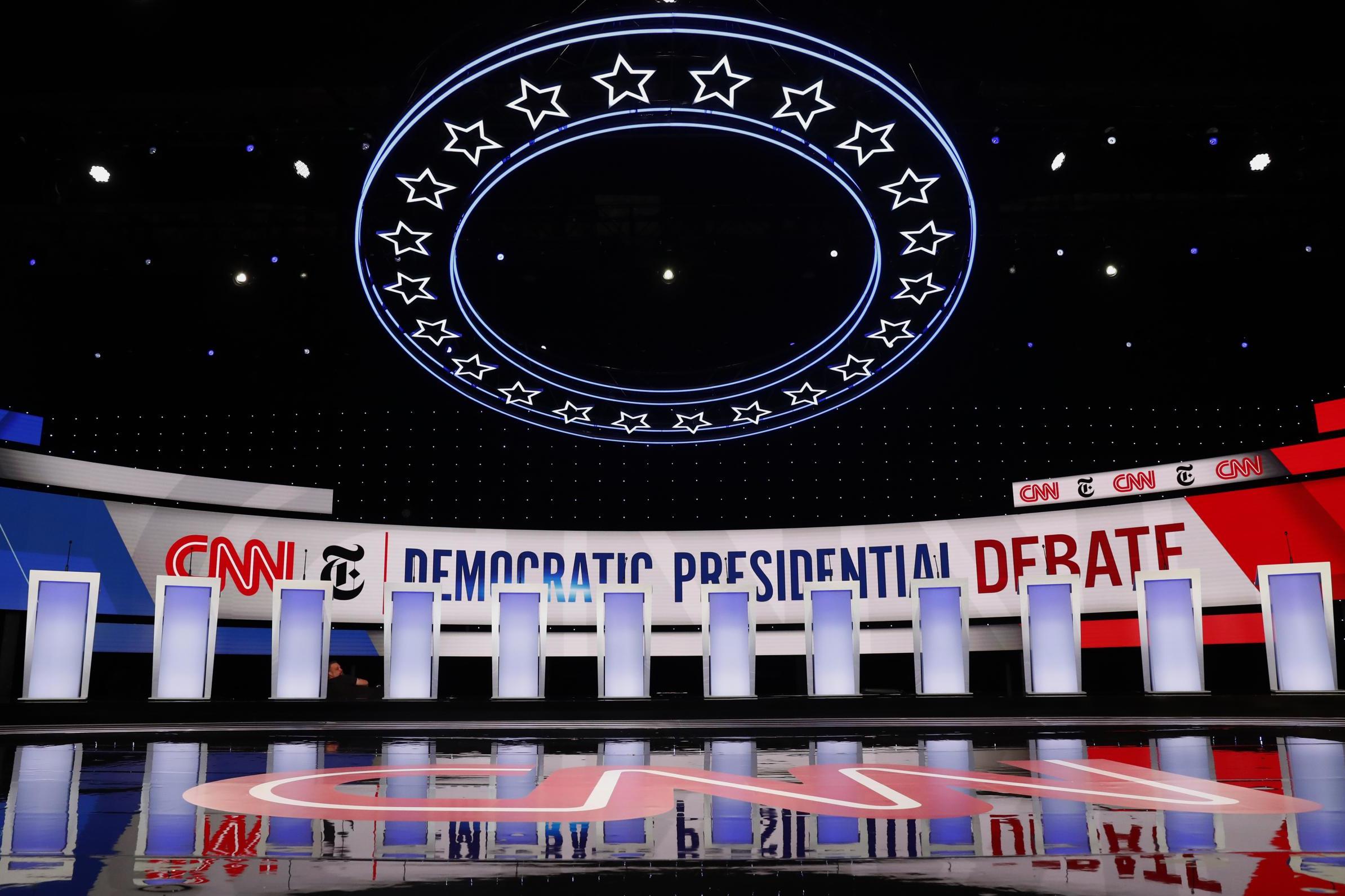 Democratic debate - live: Candidates spar in crucial showdown for first time since impeachment inquiry