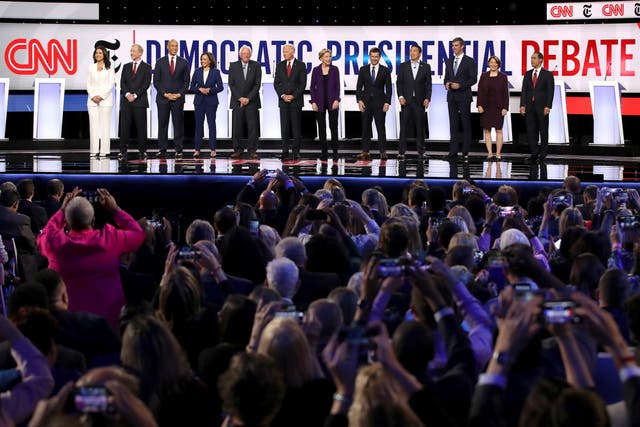 All the candidates from the September event were invited: 'If they can't show up for us in October of 2019, we won't show up for them in November 2020'