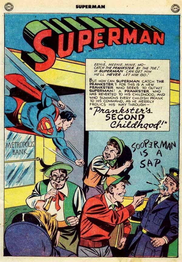 Superman was criticised for giving children an unrealistic view of what adults could actually achieve