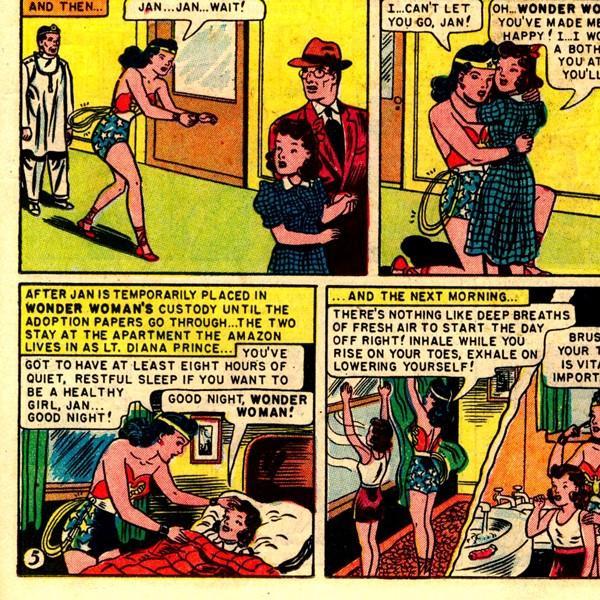 Wertham described Wonder Woman as an ‘undesirable ideal for girls’ as she was ‘the exact opposite of what girls are supposed to want to be’