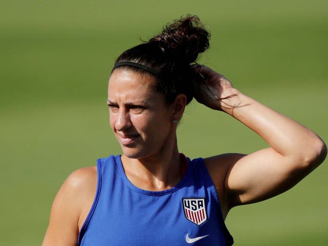 Carli Lloyd maintains her desire to play in the NFL