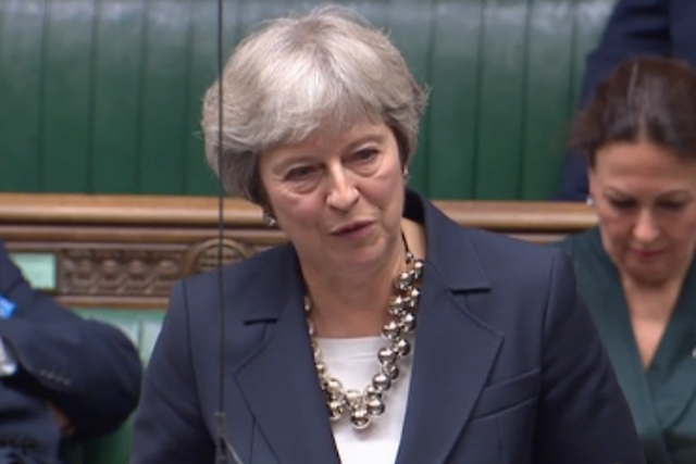 Related video: Theresa May pulls unsatisfied face during Boris Johnson's Brexit speech