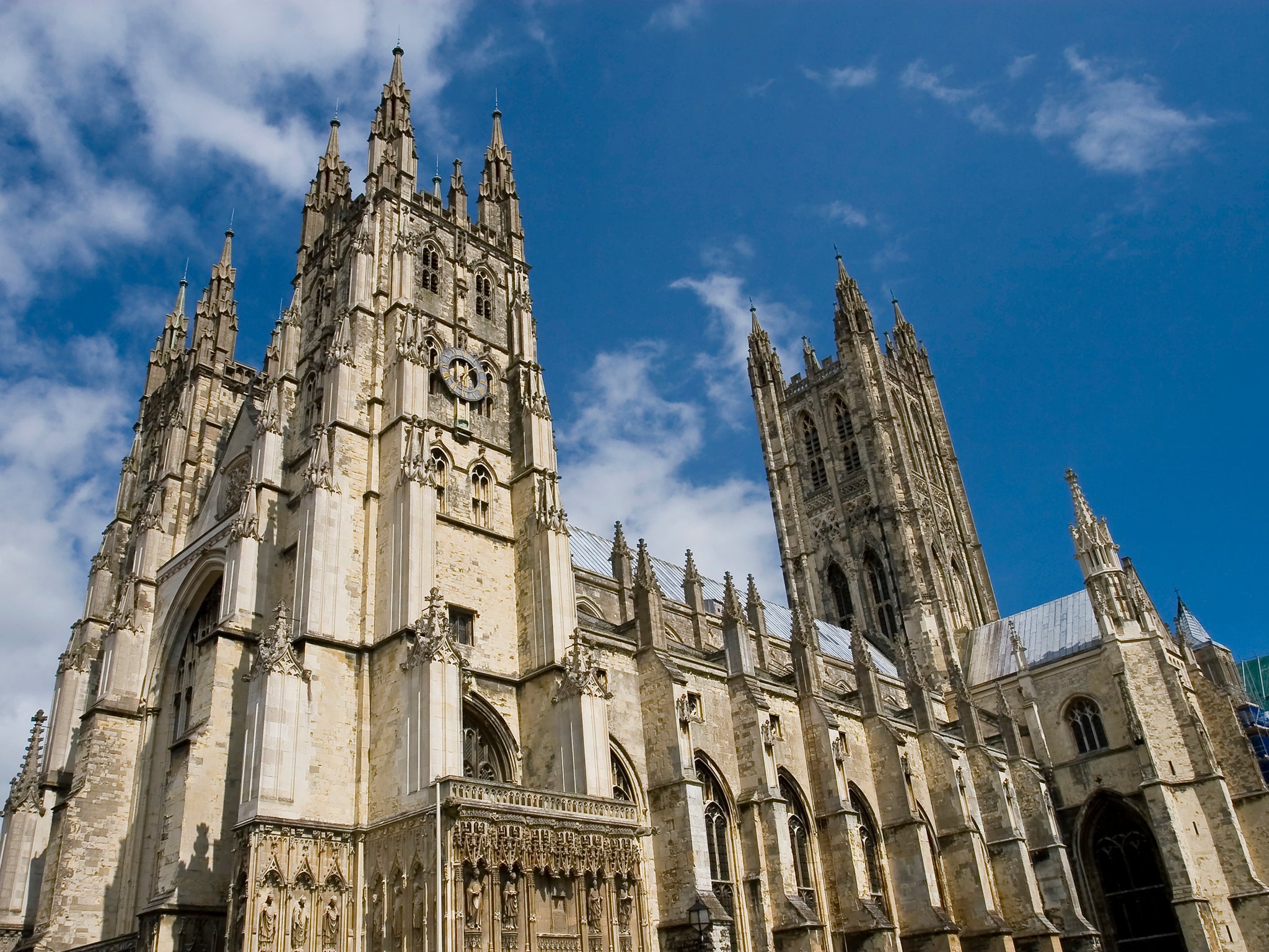 Canterbury Cathedral, Kent, one of the stops along The Pilgrim's Way