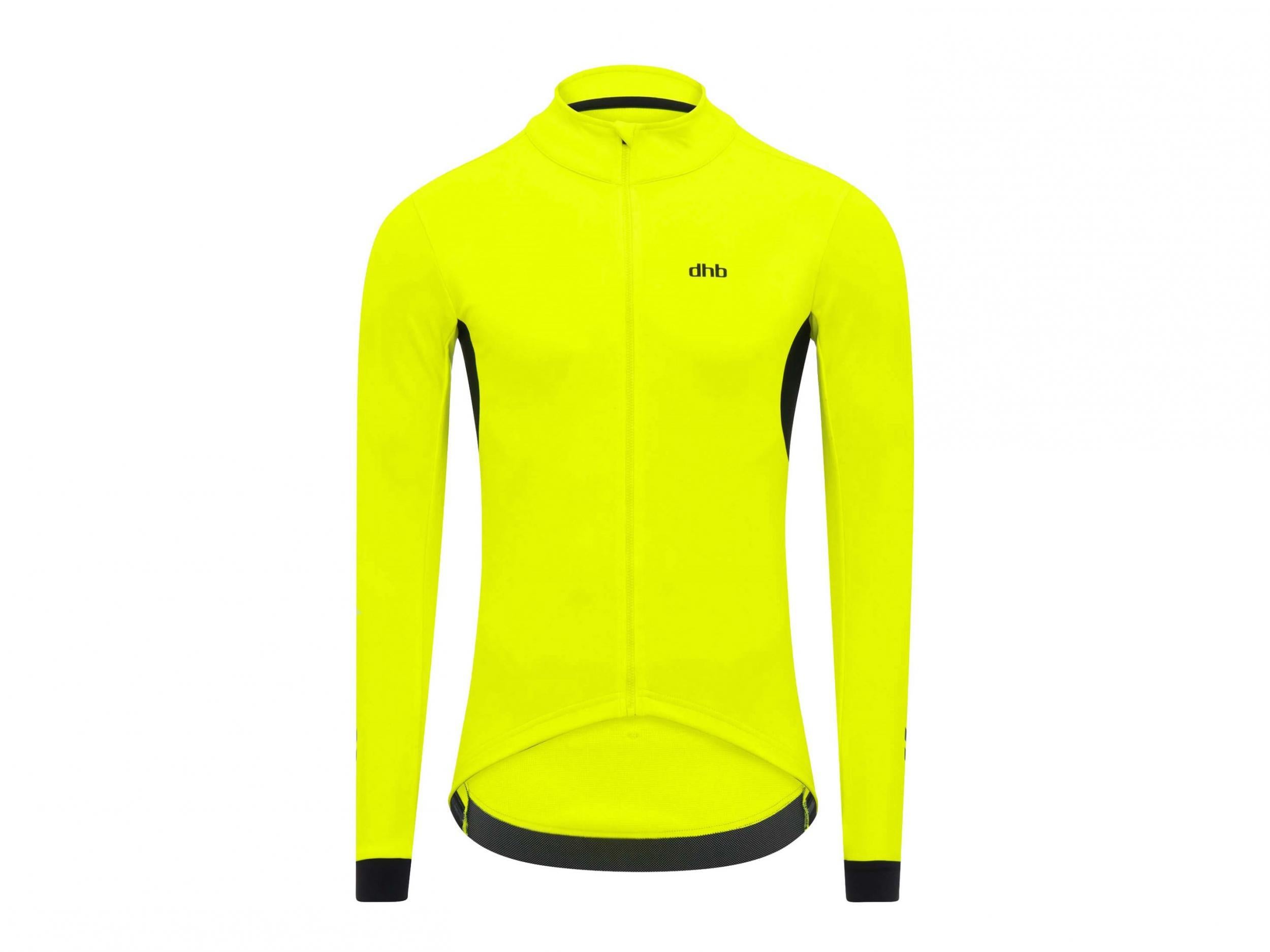 fluro yellow cycling jersey