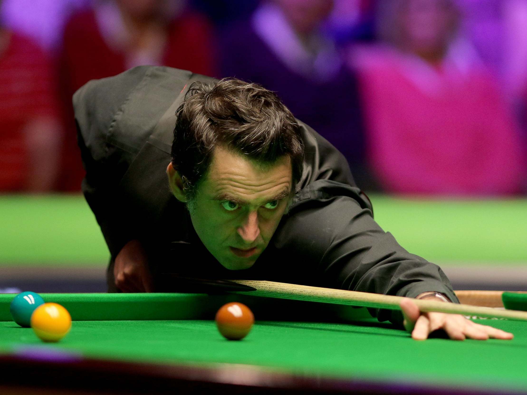 Ronnie O'Sullivan dominated Sunday's afternoon session