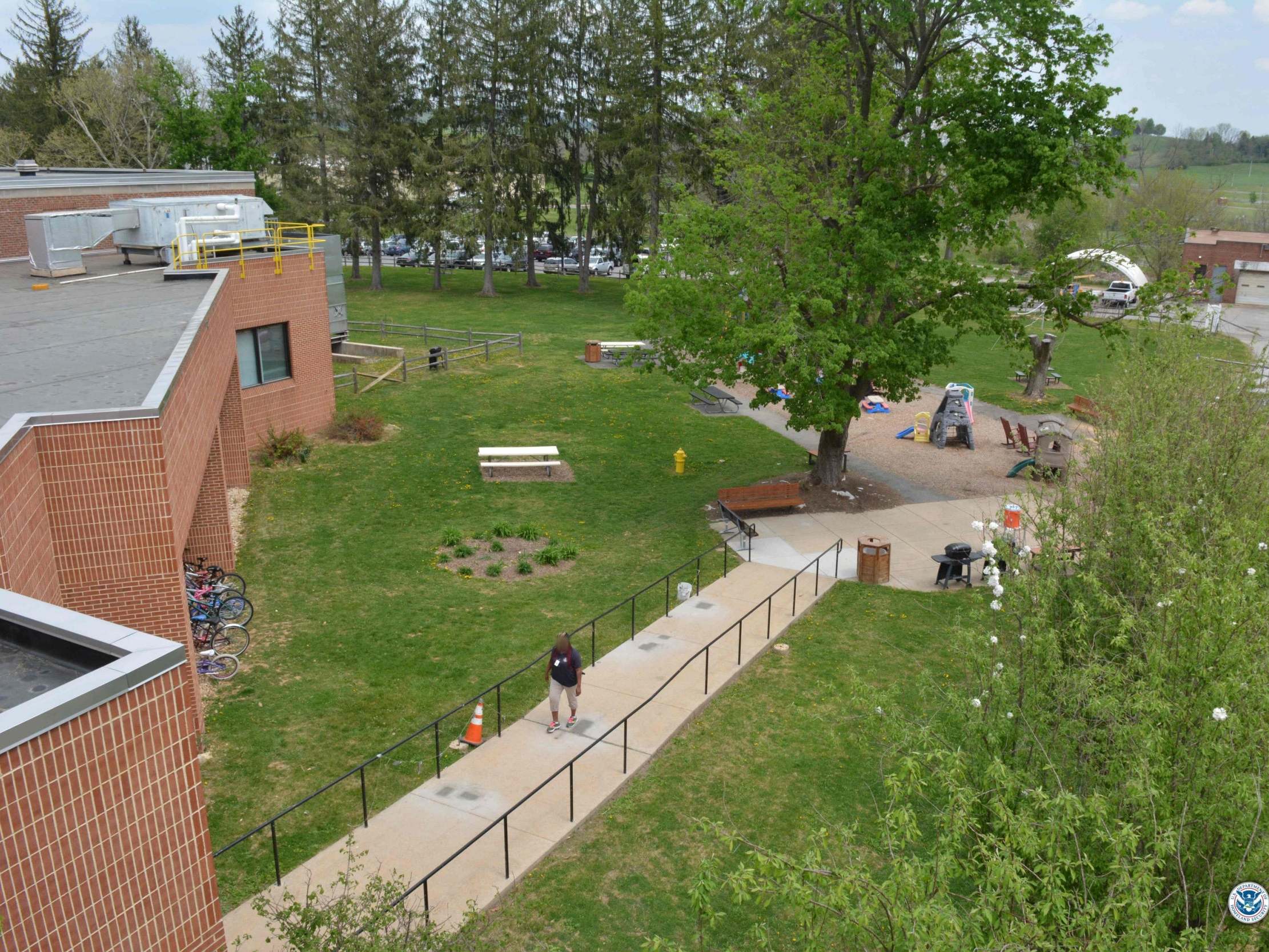 File image released by US Immigration and Customs Enforcement shows the Berks Family Residential Centre in Leesport, Pennsylvania, where the Connors family was detained.