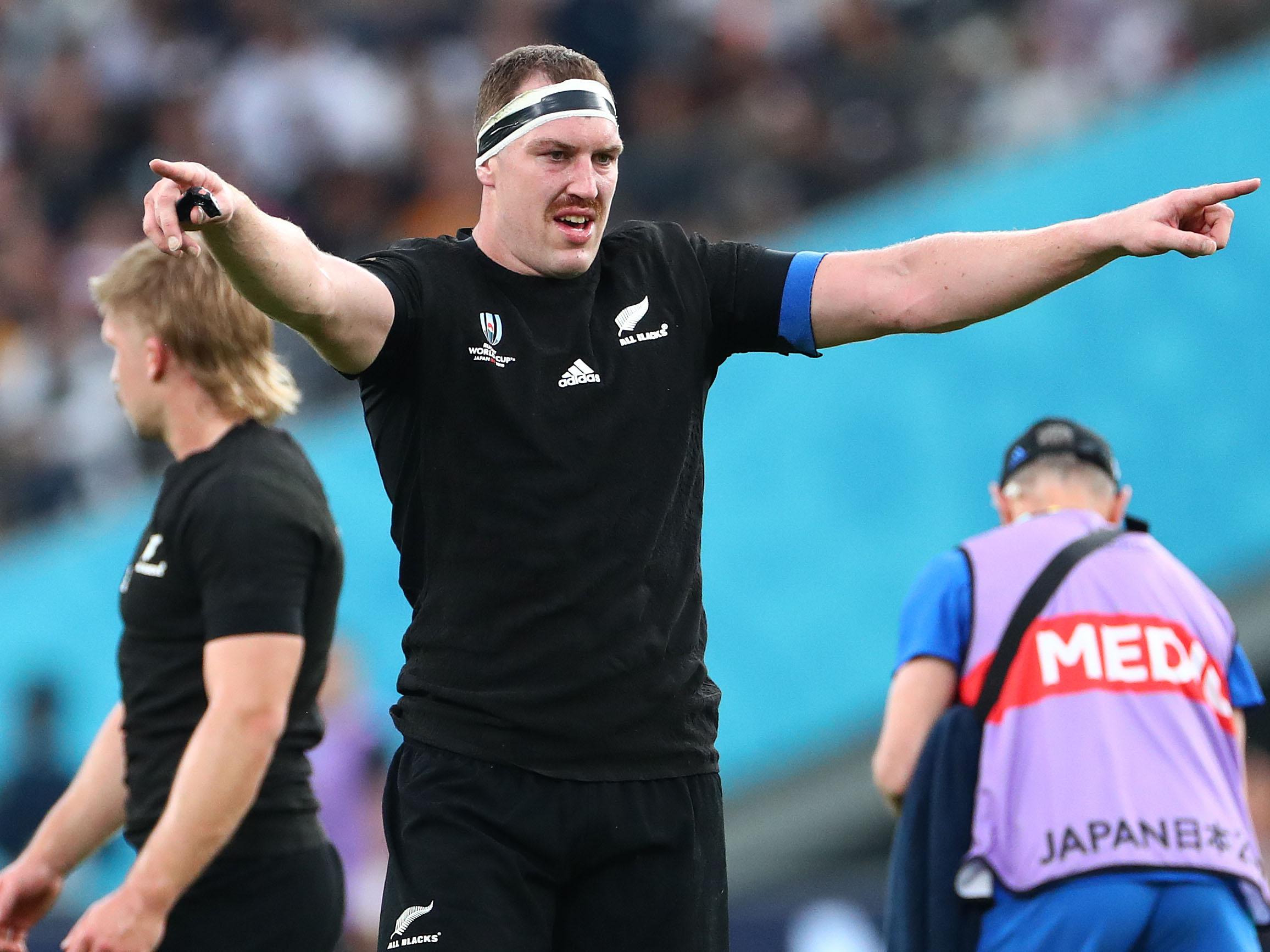 Brodie Retallick returns to the All Blacks’ starting line-up for the quarter-final against Ireland`