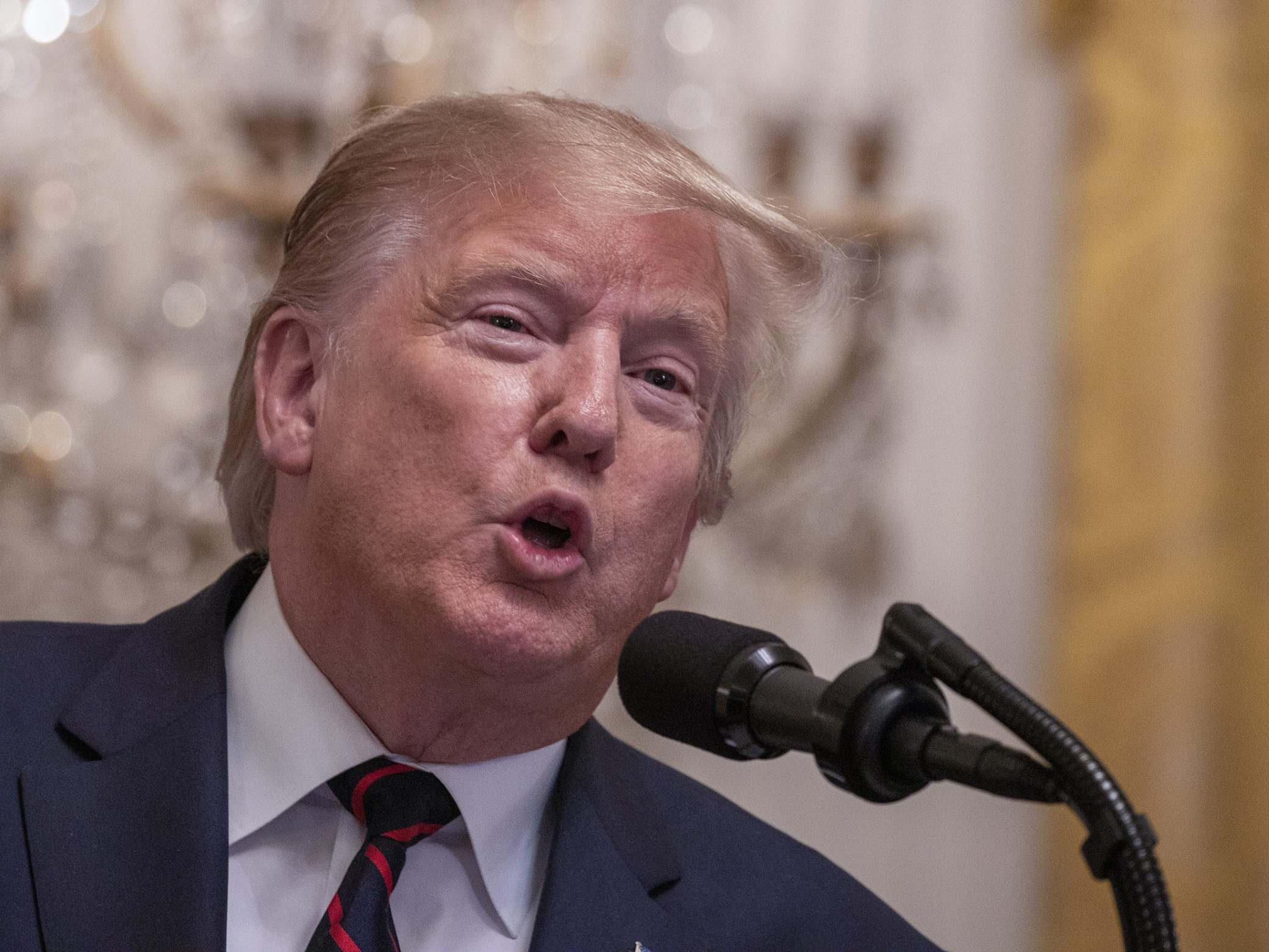 Trump news &ndash; live: President ridiculed over Erdogan letter as Pelosi says 'we have to pray for his health' following heated Syria meeting