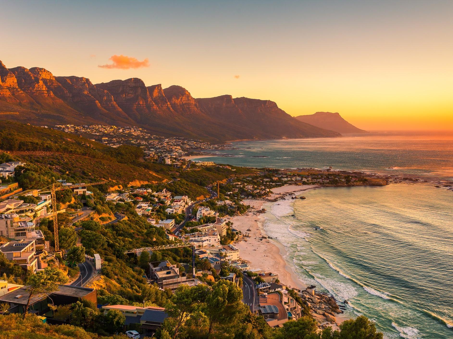 Beautiful landscapes are met with a complex history in Cape Town (Getty)