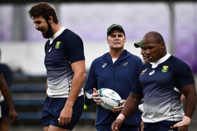Rassie Erasmus has selected his strongest side for South Africa's quarter-final against Japan