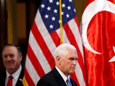 US and Turkey agree to ceasefire in Syria, Pence says