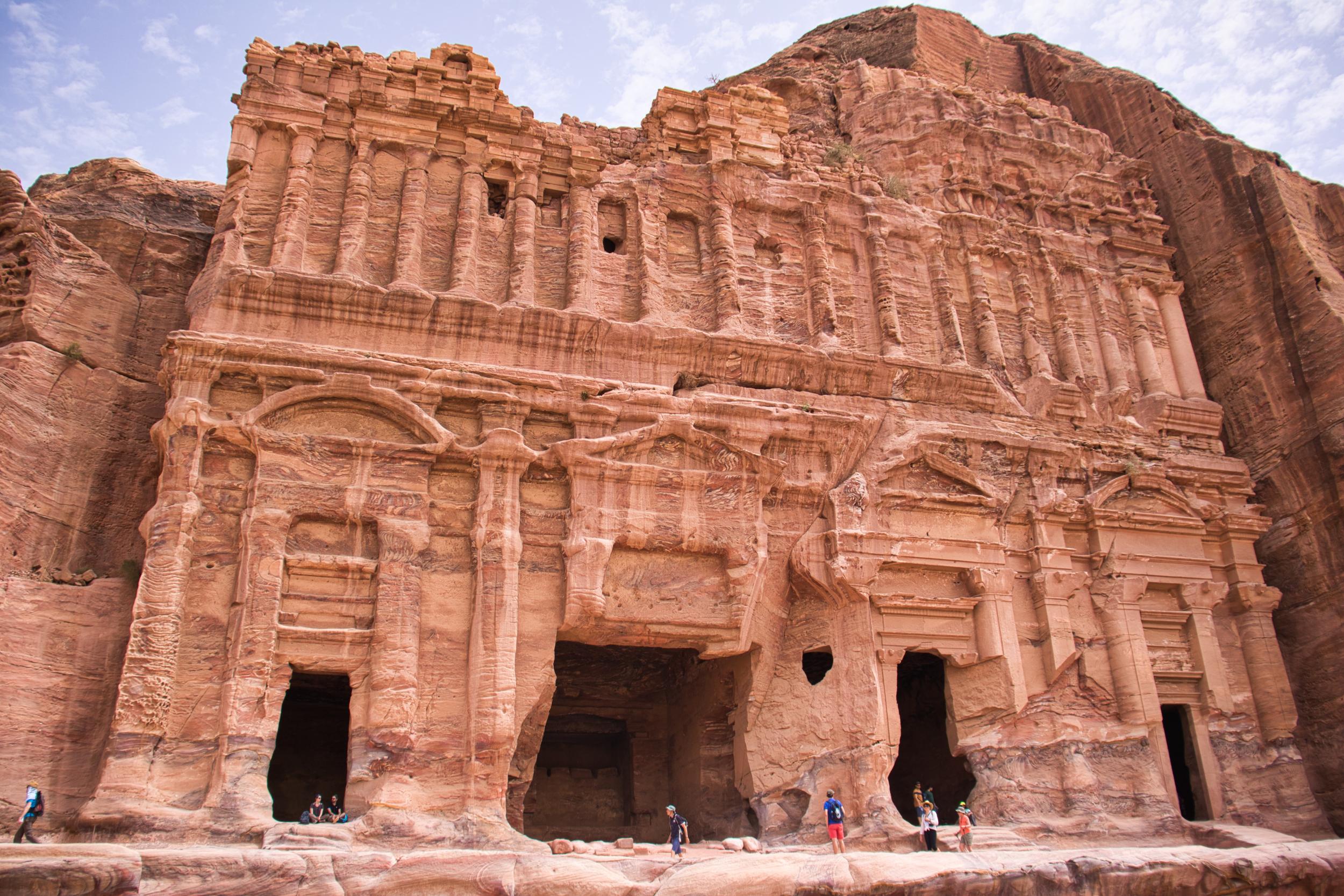 Petra has plenty of famous buildings and temples