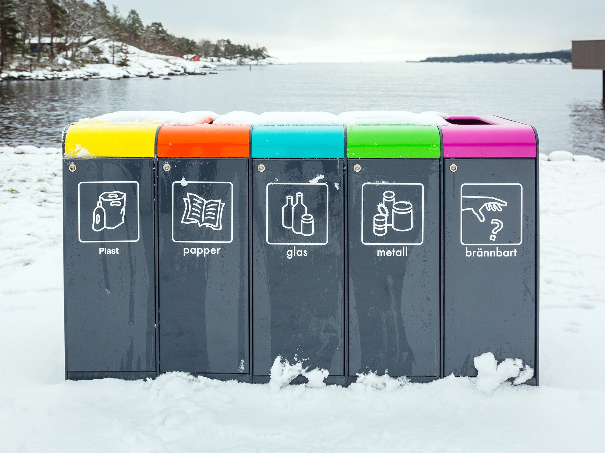 A deposit return scheme for recycling in Sweden is designed to help the homeless