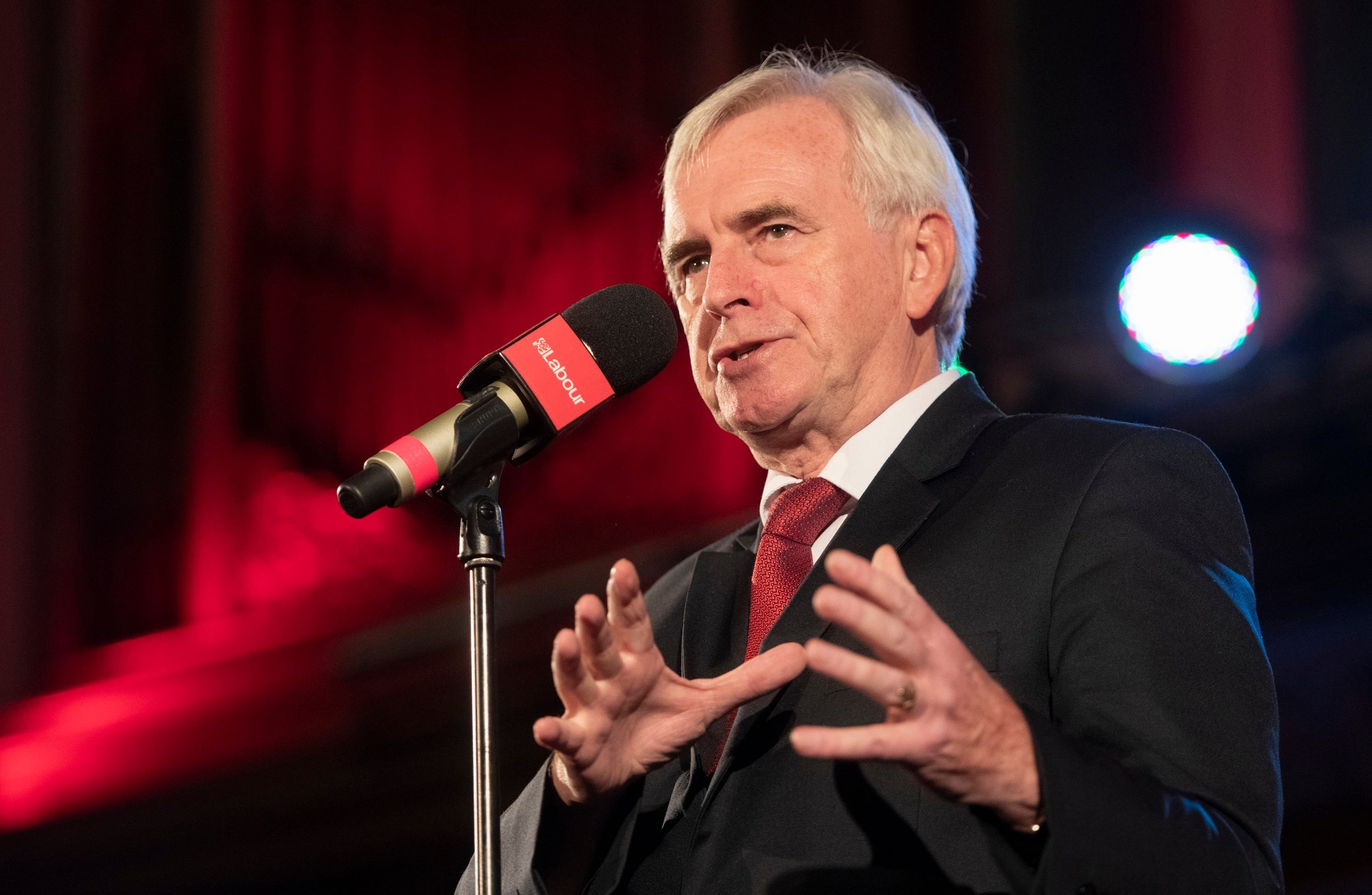'I am always up for an election whenever it comes – and I have got my winter coat ready' - John McDonnell