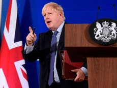 Boris Johnson on election campaign collision-course with EU