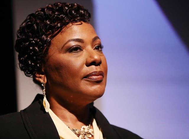 Rev. Dr. Bernice King, daughter of Dr. Martin Luther King, Jr. speaks as she visits the National Civil Rights Museum as they prepare for the 50th anniversary of her father's assassination on April 2, 2018 in Memphis, Tennessee.