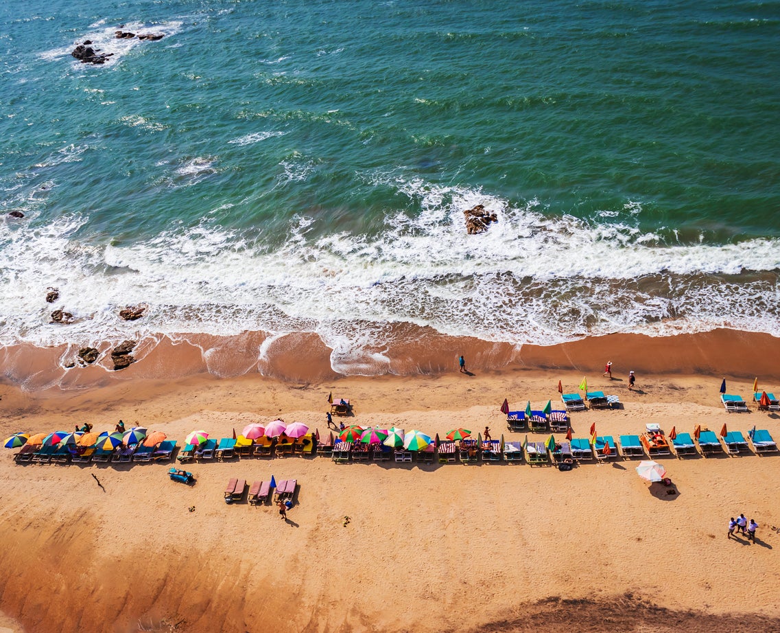 There has been a clean-up for Goa's beaches