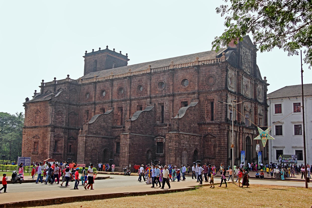 The church of Bom Jesus in Old Goa (Getty)