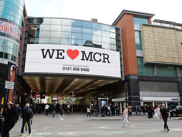 Greater Manchester Police said officers arrested a suspect after reports of a man with a knife at the Arndale shopping centre