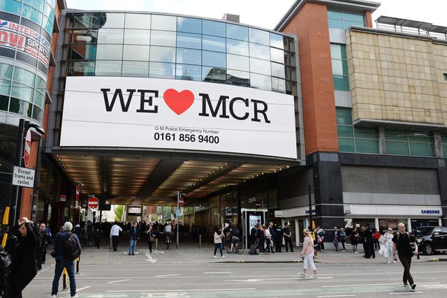 Greater Manchester Police said officers arrested a suspect after reports of a man with a knife at the Arndale shopping centre