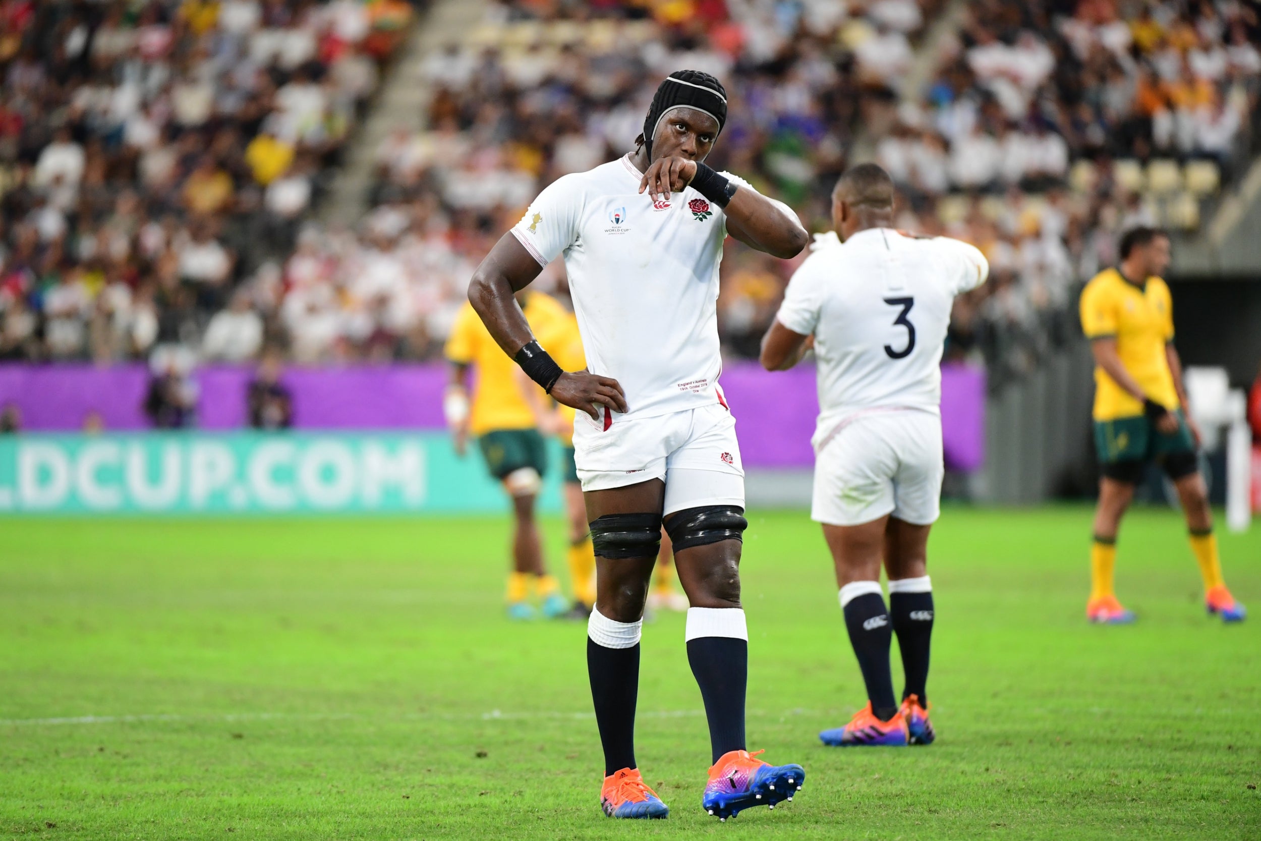 Maro Itoje in action against Australia (Getty Images)