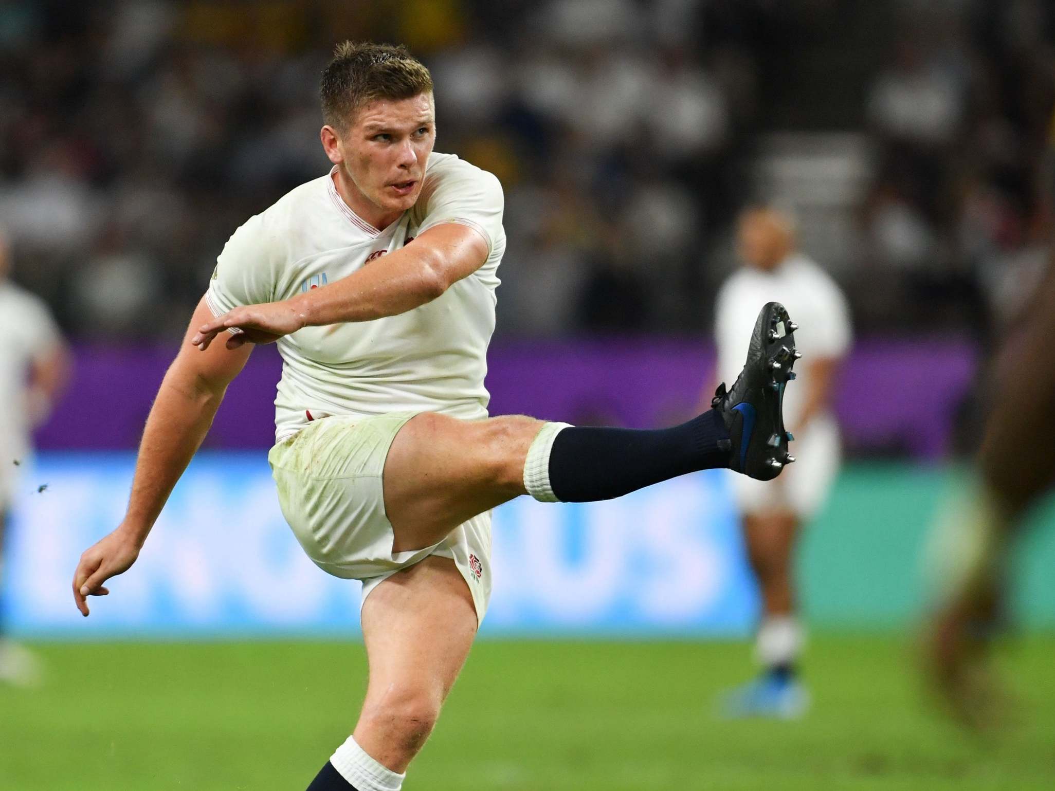 Flipboard Rugby World Cup 2019 Owen Farrell Brings The Noise As England Silence The Wallabies