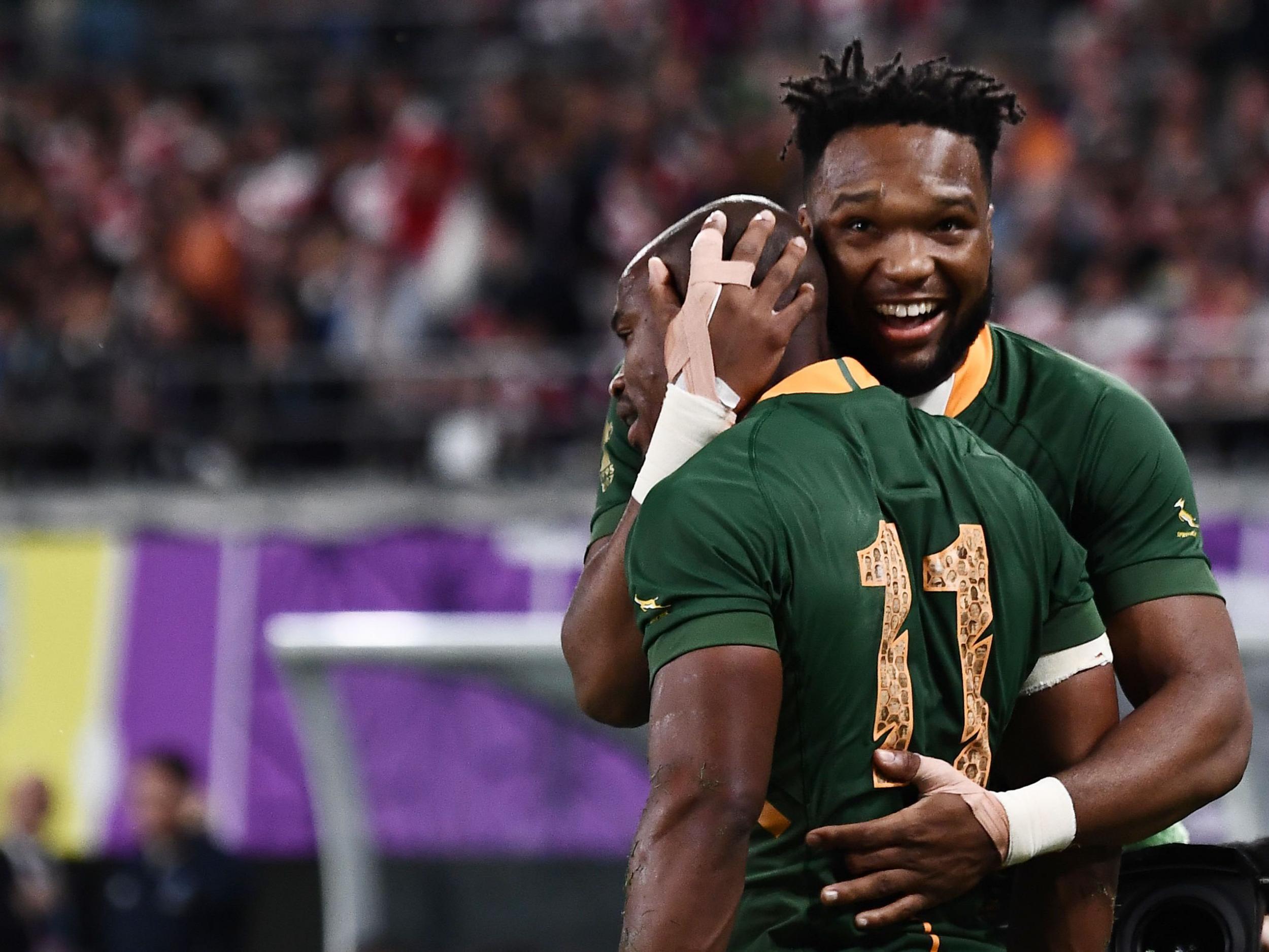 Makazole Mapimpi's early try set South Africa on their way